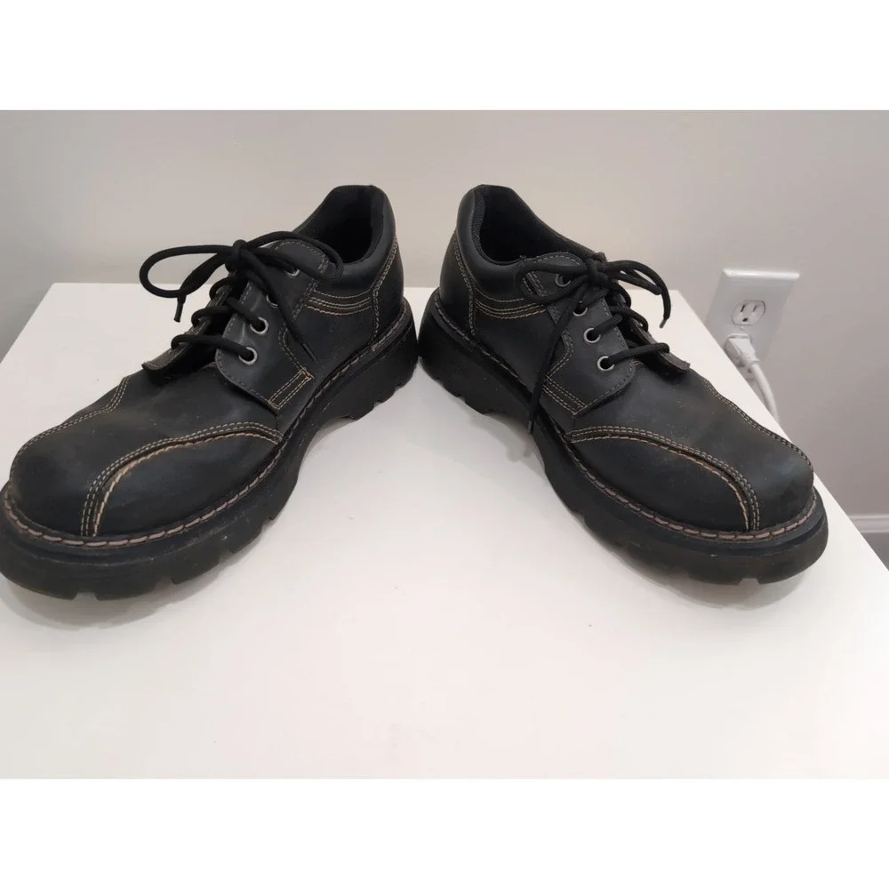 Gotcha Men's Dark Brown Thick Sole Lace-Up Oxford Shoes 12 Eclectic Grandpa